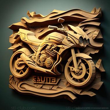 3D модель Suzuki GSF 250 Bandit (STL)